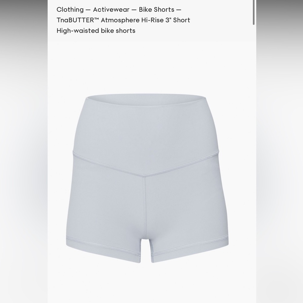 TnA Butter Atmosphere Hi-Rise 3” Short High Waisted Biker Short - NWT